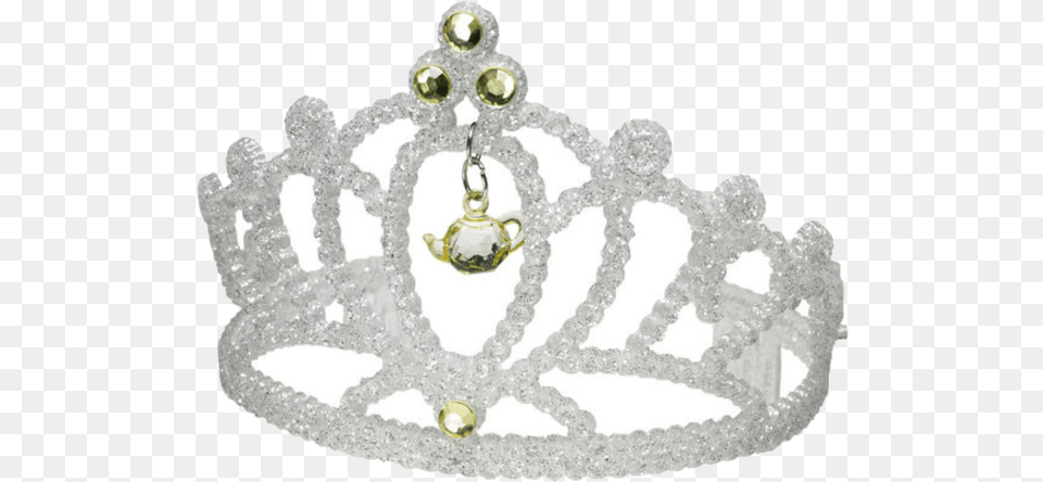 Child Disney Glitter Belle Tiara Tiara, Accessories, Jewelry, Locket, Pendant Free Png