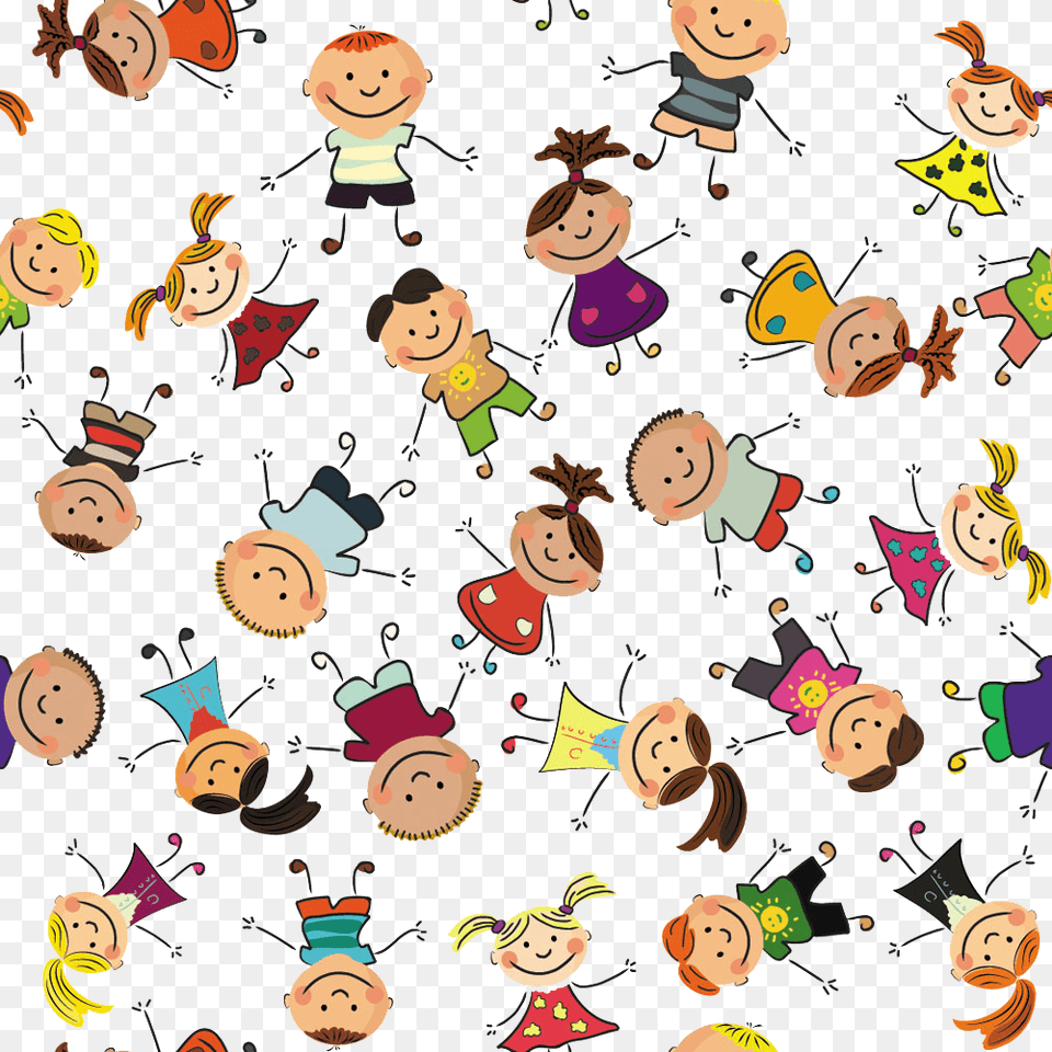 Child Drawing Pattern Cute Background Clipart, Baby, Person, Face, Head Free Transparent Png