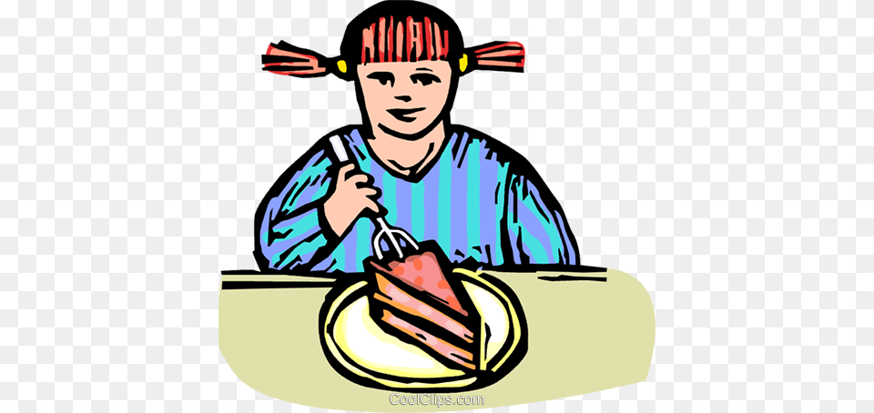 Child Eating Dessert Royalty Vector Clip Art Illustration, Baby, Person, Face, Head Free Png