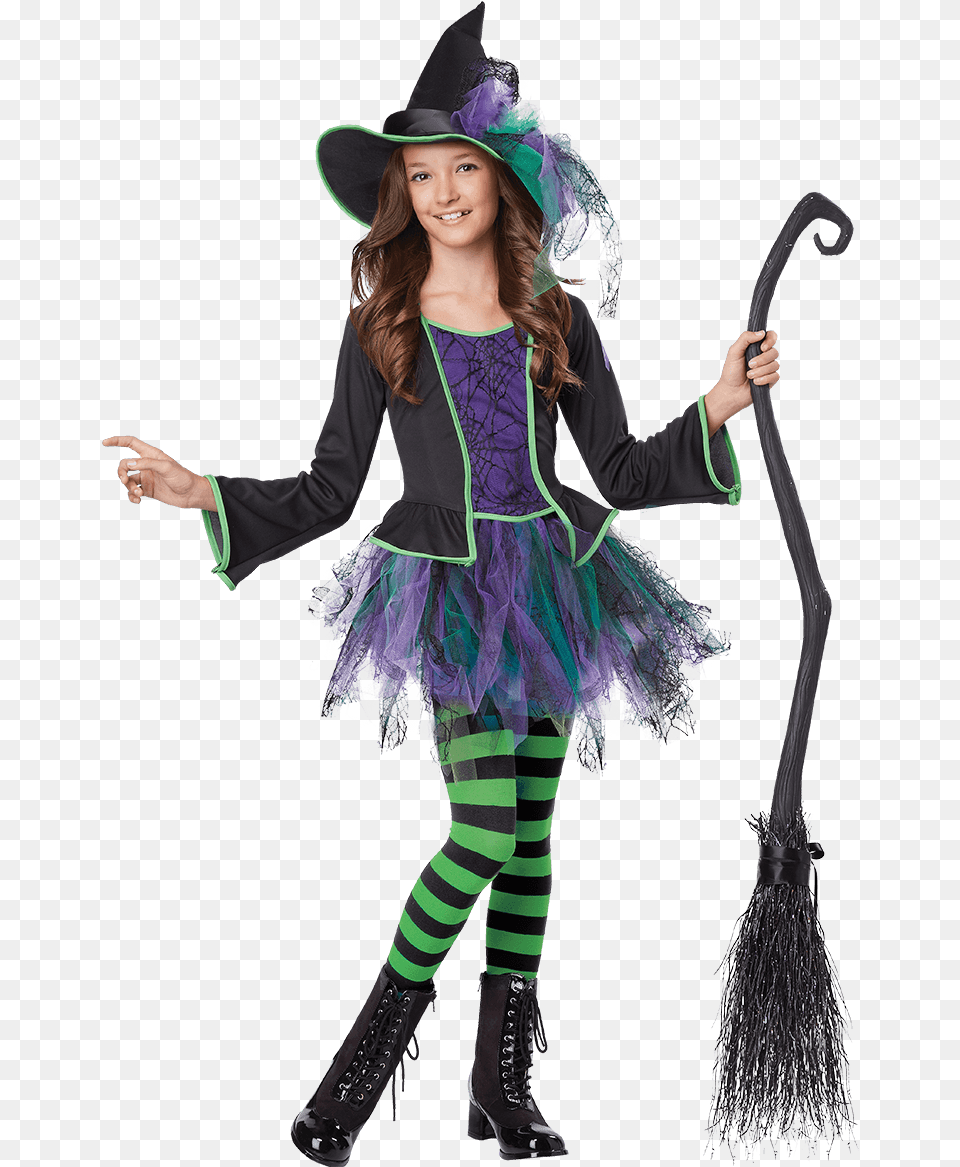 Child Festive Witch Costume Costume, Clothing, Person, Female, Girl Free Transparent Png