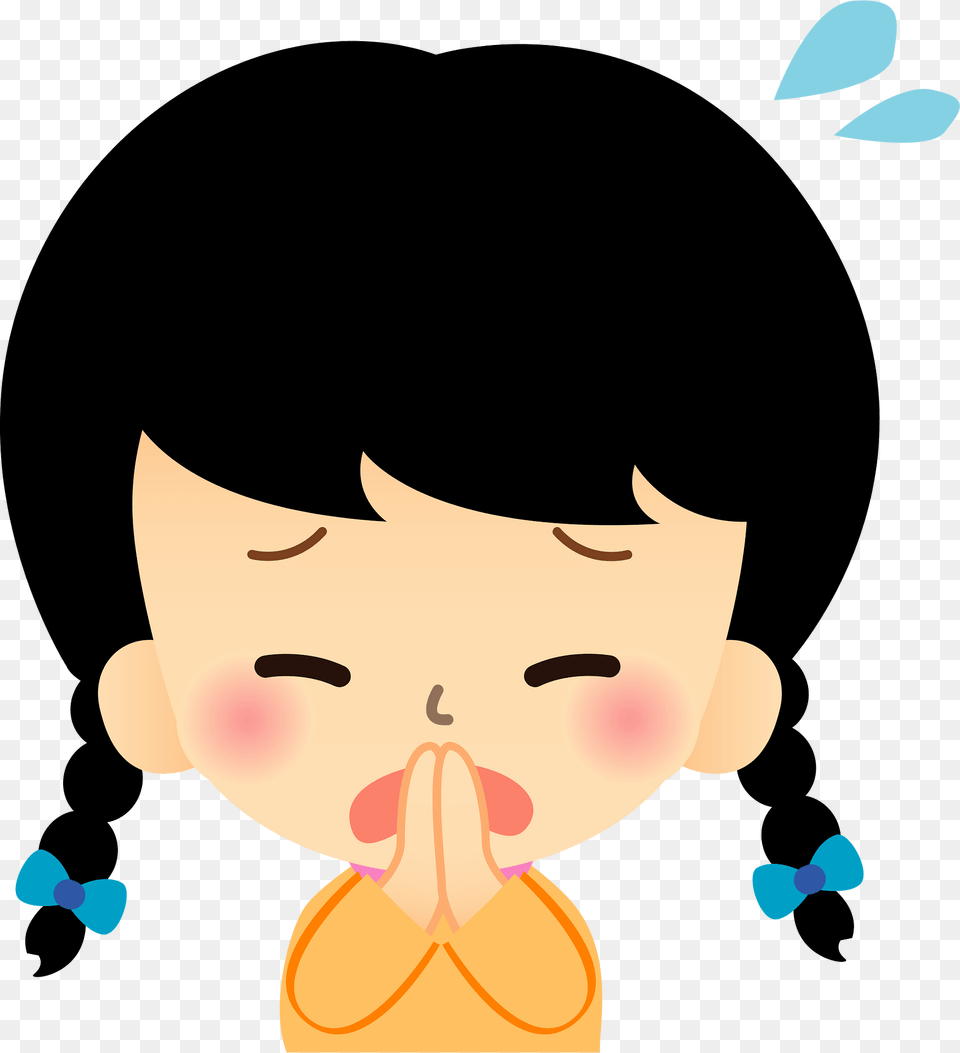 Child Girl Apologize Clipart, Accessories, Earring, Jewelry, Baby Free Transparent Png