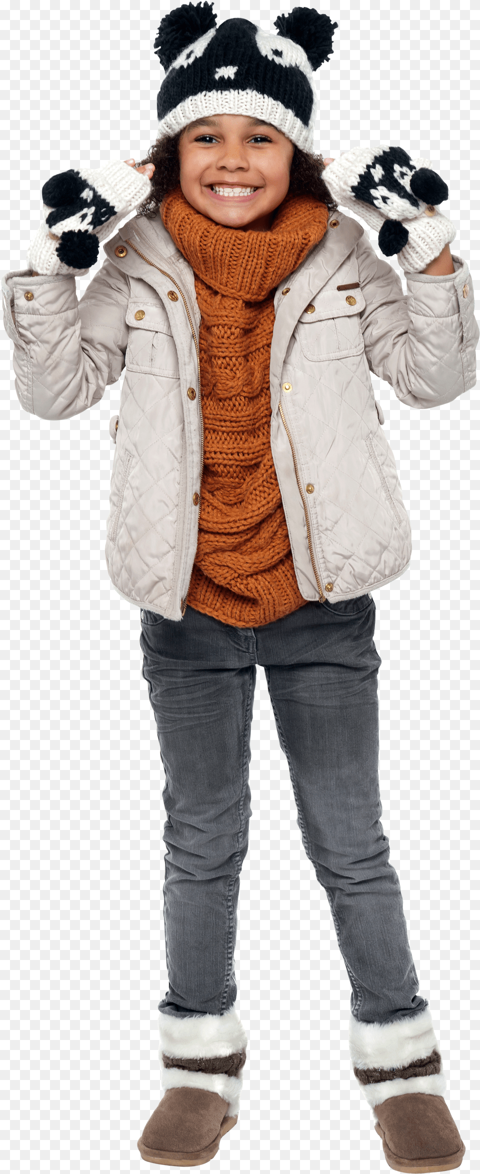 Child Girl Kids Girls People Snow Pile Free Transparent Png