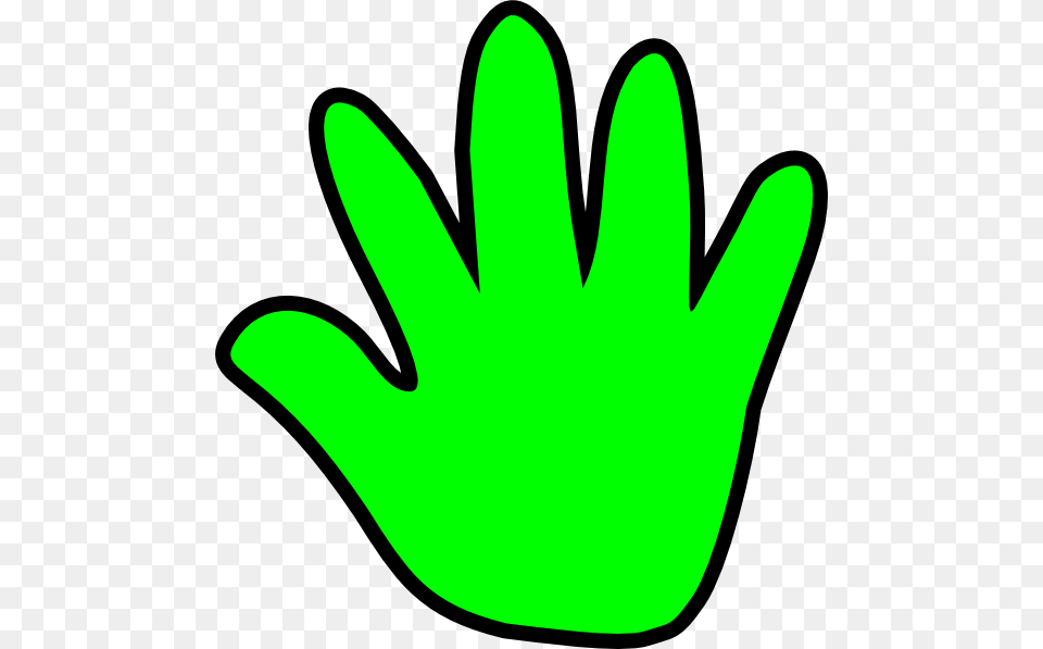 Child Handprint Green Clip Art, Clothing, Glove Free Transparent Png