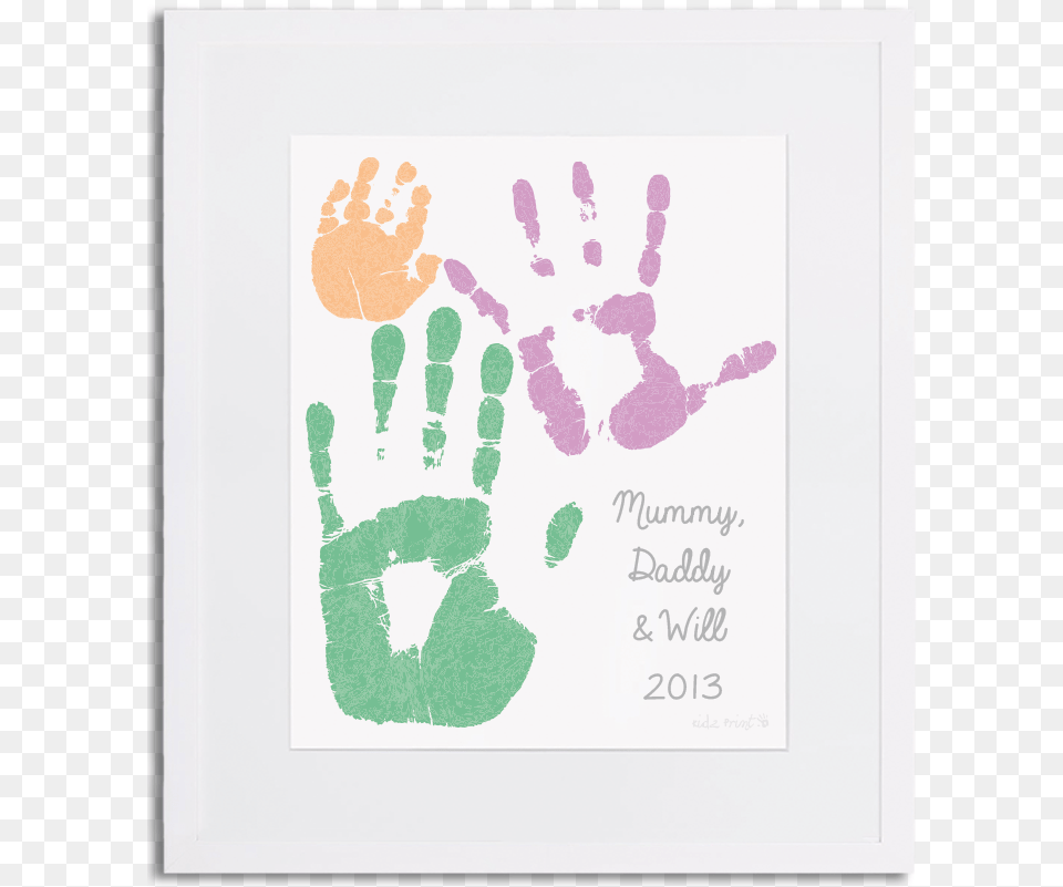 Child Handprint Mummy Daddy Baby Handprint Free Png