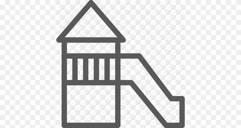 Child House Kid Park Playground Slide Toddler Icon, Handrail, Architecture, Building, Housing Png Image