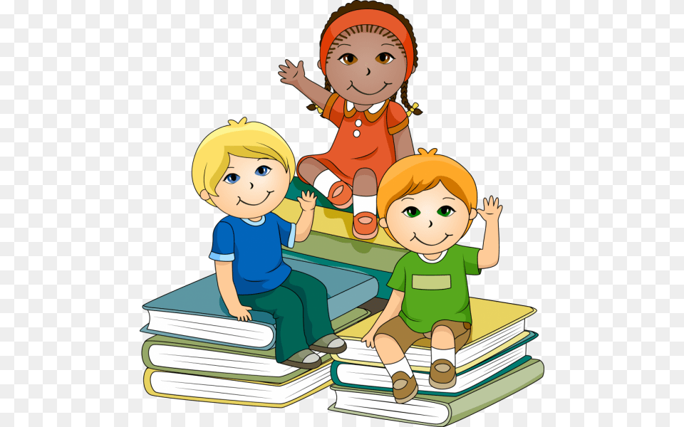 Child In Classroom Clipart Nice Clip Art, Book, Comics, Publication, Baby Png