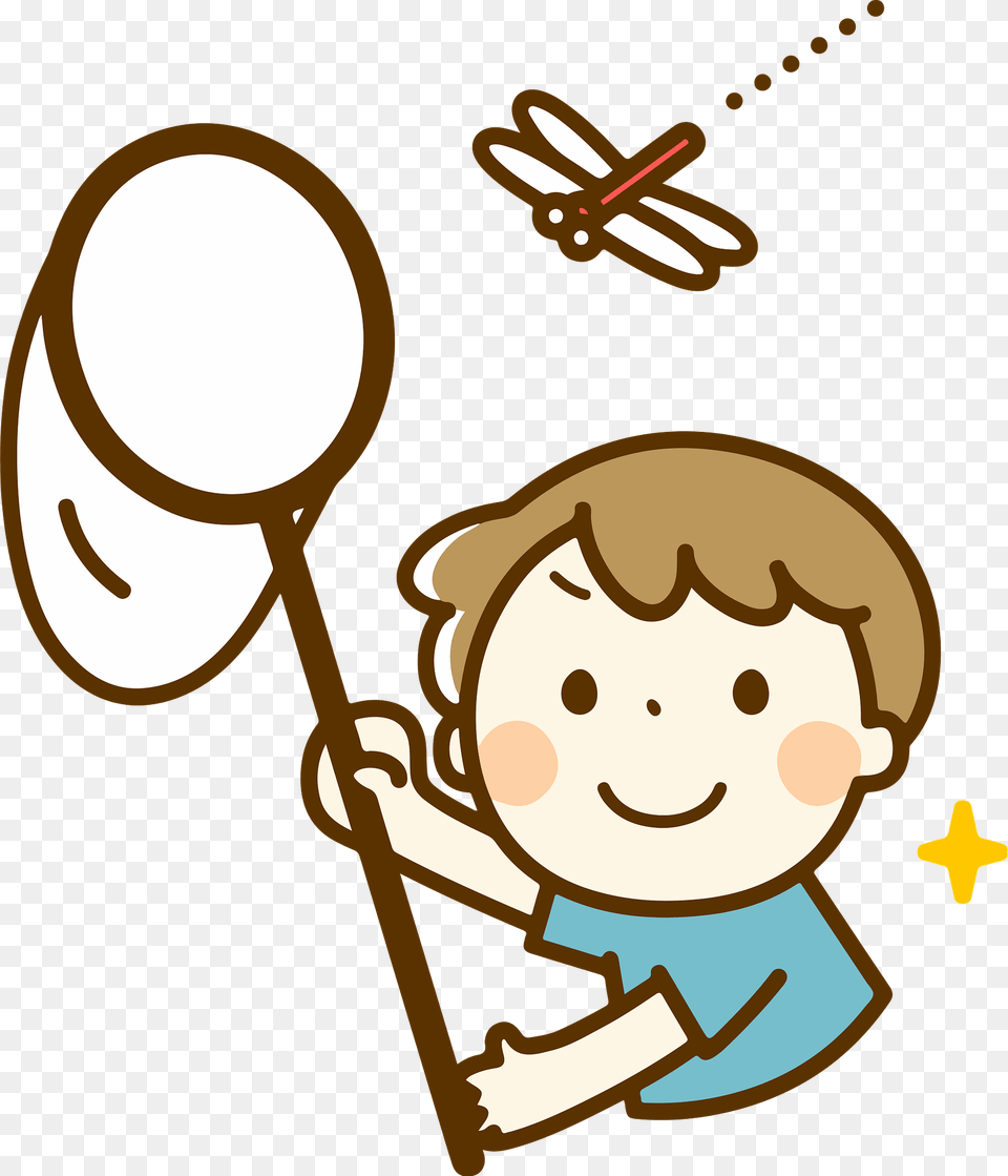 Child Is Catching Insects Clipart, People, Person, Face, Head Free Png