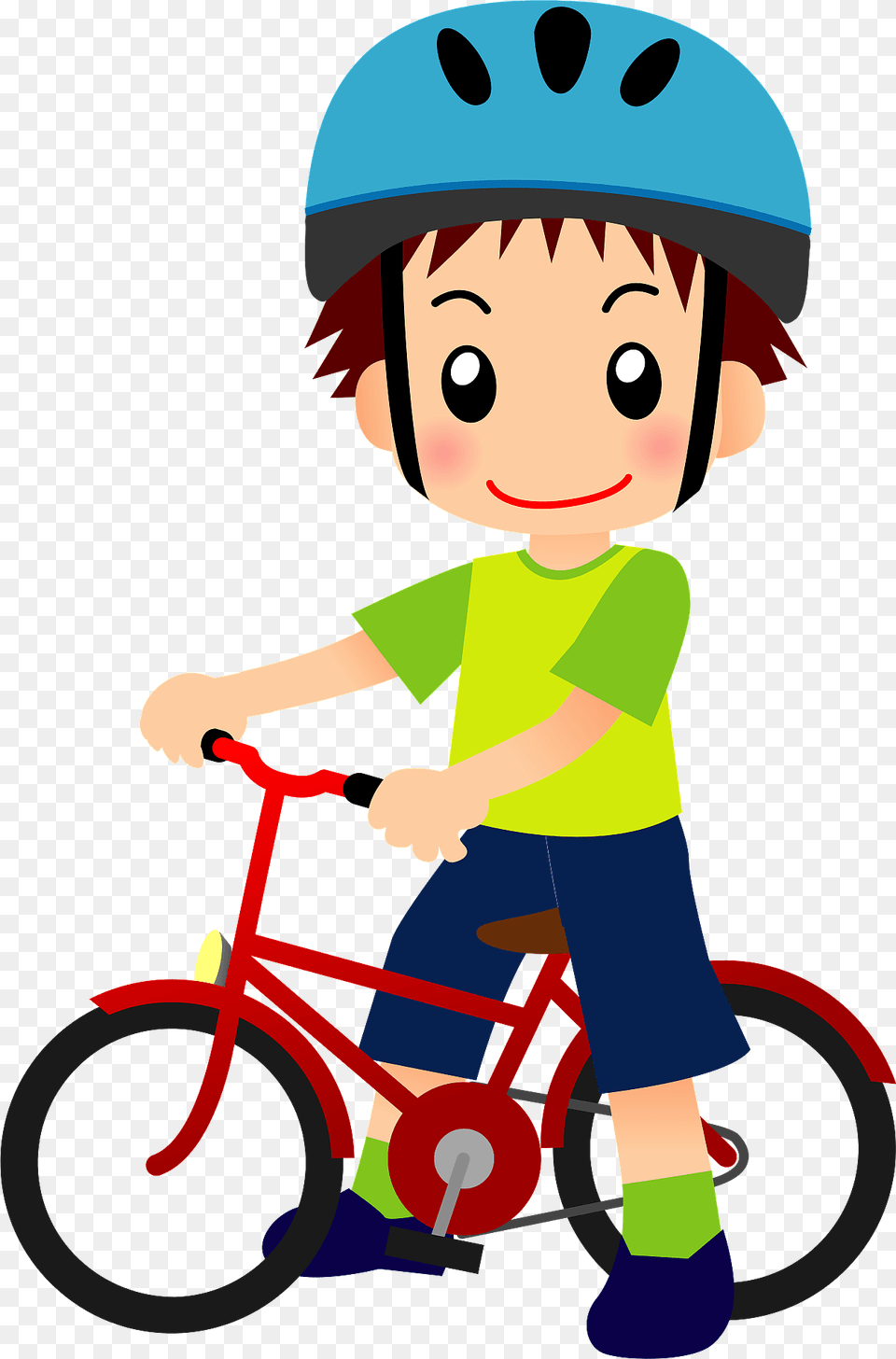 Child Is Riding Their Bicycle Clipart, Baby, Person, Helmet, Face Free Png