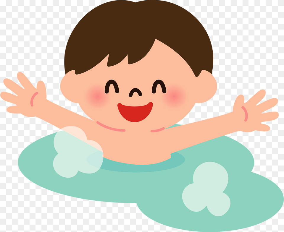 Child Is Splashing In A Hot Spring Clipart, Water Sports, Water, Swimming, Sport Free Png