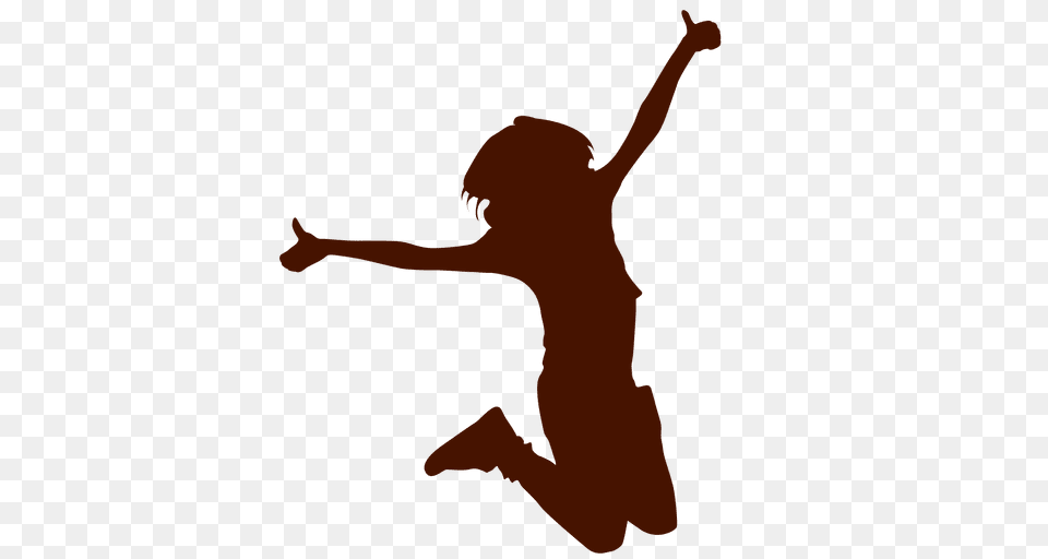 Child Jump Silhouette, Kneeling, Person, Dancing, Leisure Activities Free Transparent Png