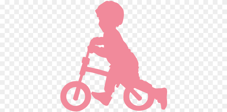 Child Kid Bicycle Cycle Bike Silhouette Transparent En Bicicleta, Baby, Person, Transportation, Tricycle Png Image