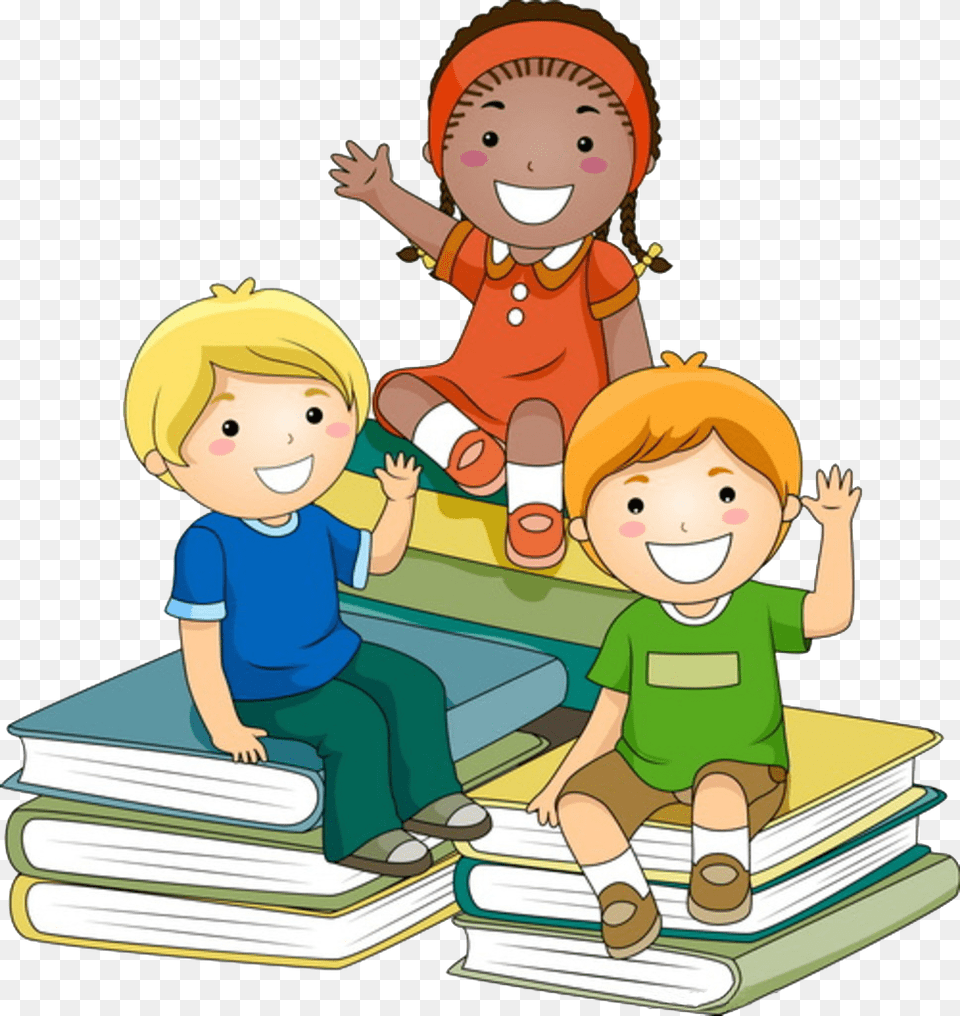 Child Learning Teacher Clip Art Transprent Kids Learn Clipart, Book, Comics, Publication, Baby Png Image