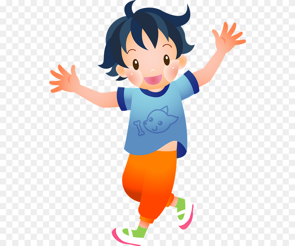 Child Little Boy Clipart Cartoon, Baby, Clothing, Person, T-shirt Png Image