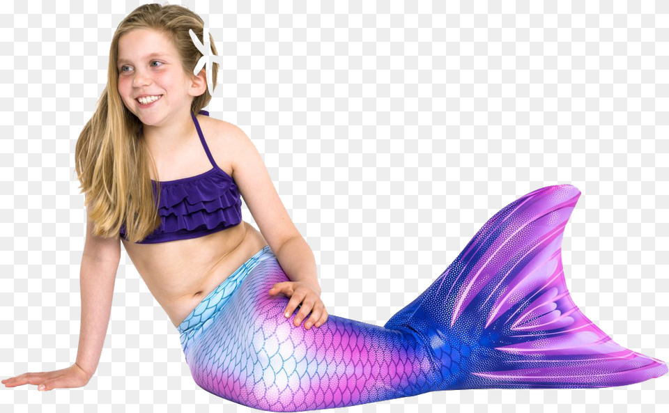 Child Mermaid All Mermaid Kid, Clothing, Swimwear, Adult, Female Png