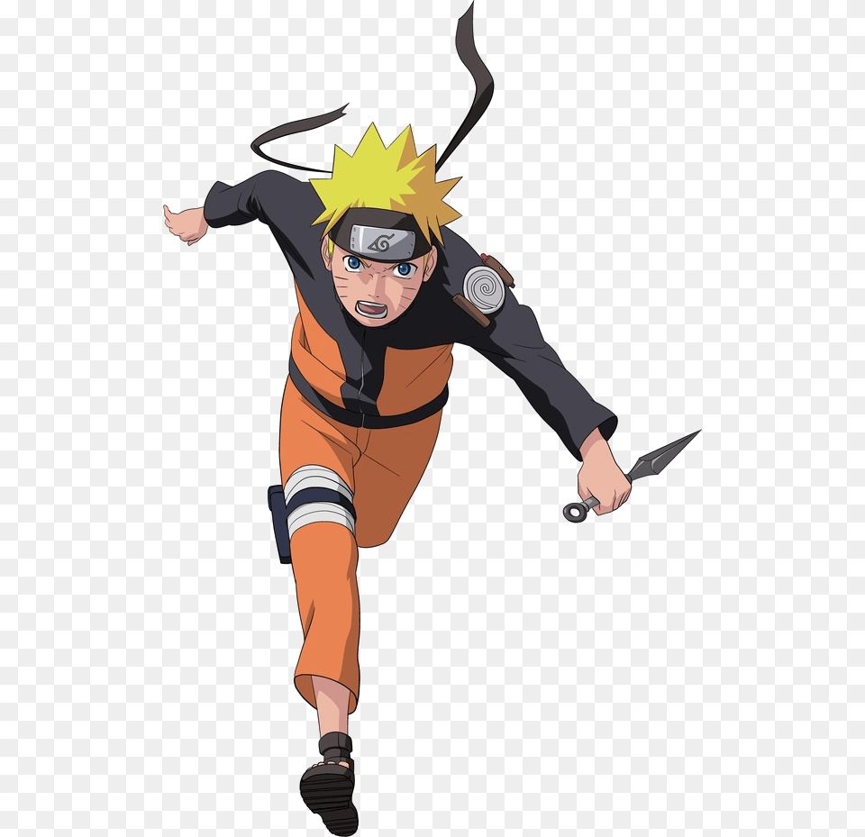 Child Naruto Cosplay, Book, Comics, Publication, Person Png Image