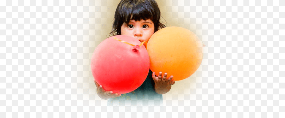 Child Playing With Balloons Child, Balloon, Head, Person, Face Png Image