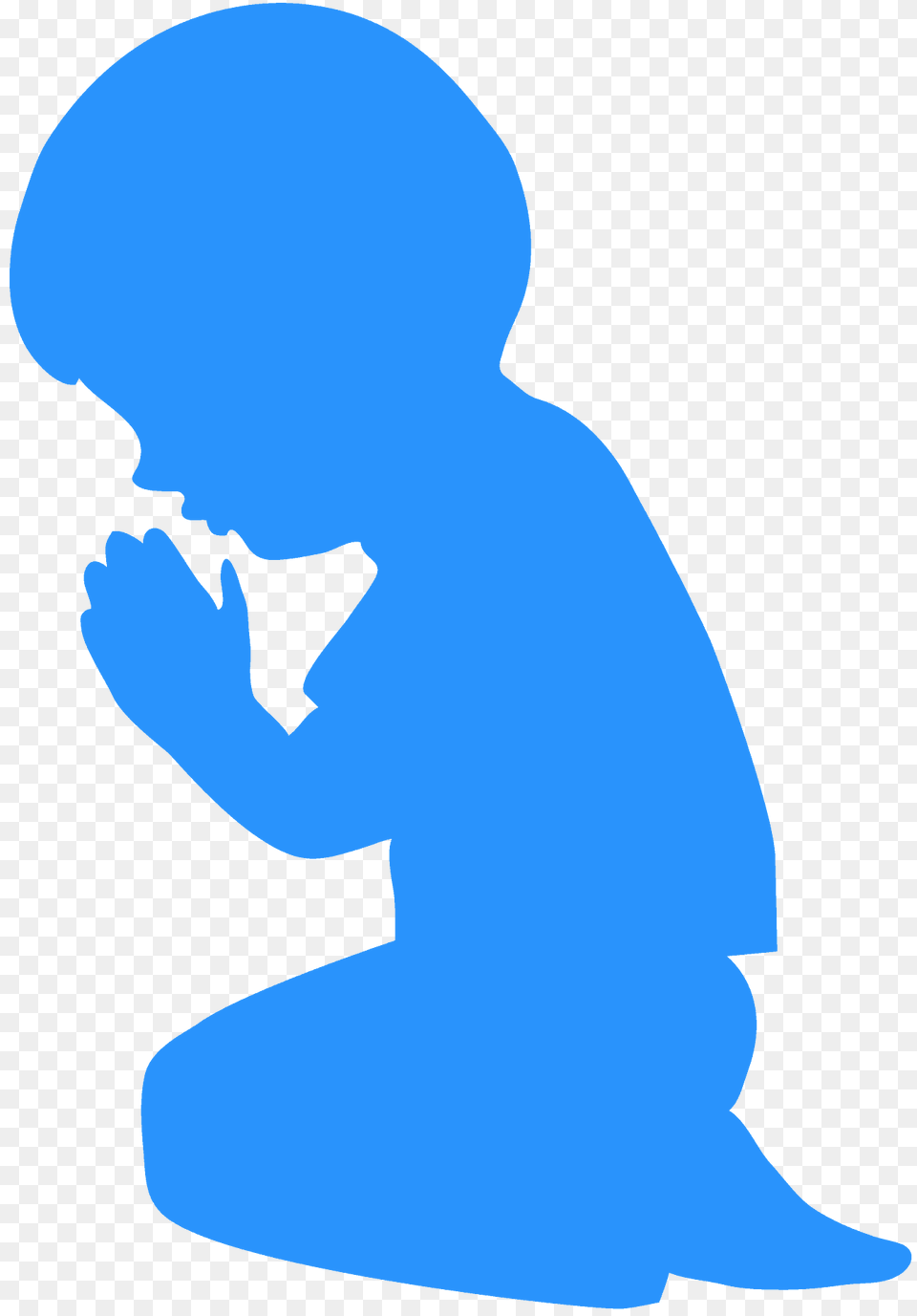 Child Praying Silhouette, Kneeling, Person, Animal, Fish Free Transparent Png