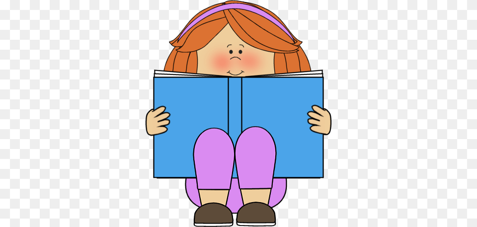 Child Reading Clip Art, Book, Person, Publication, Comics Png