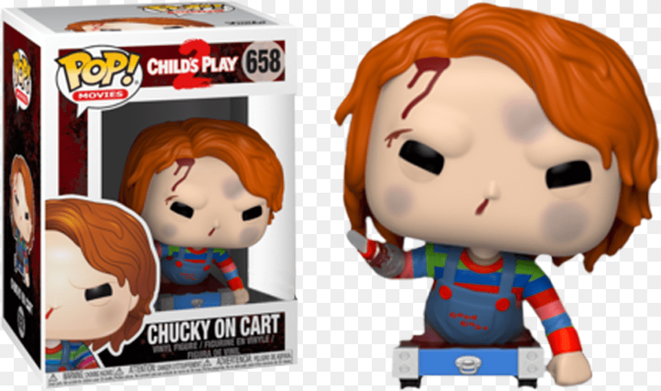 Child S Play Chucky On Cart Funko, Baby, Doll, Person, Toy Free Transparent Png