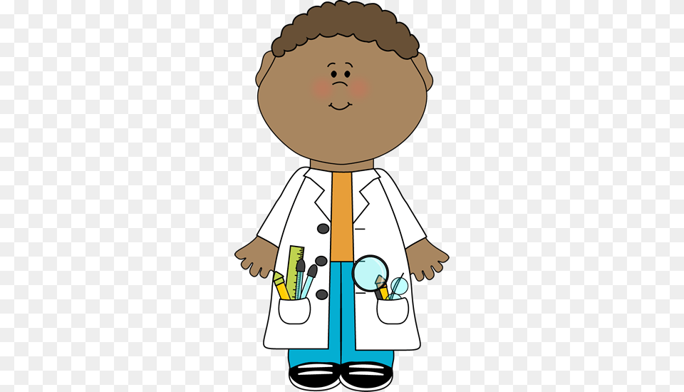 Child Scientist Clip Art, Clothing, Coat, Hat, Baby Png