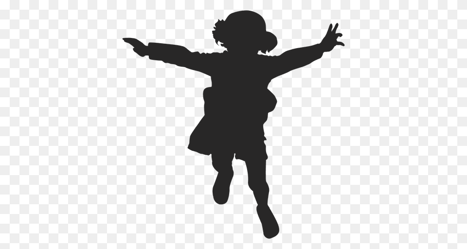 Child Silhouette Jumping Clip Art, Person, Dancing, Leisure Activities Free Png Download