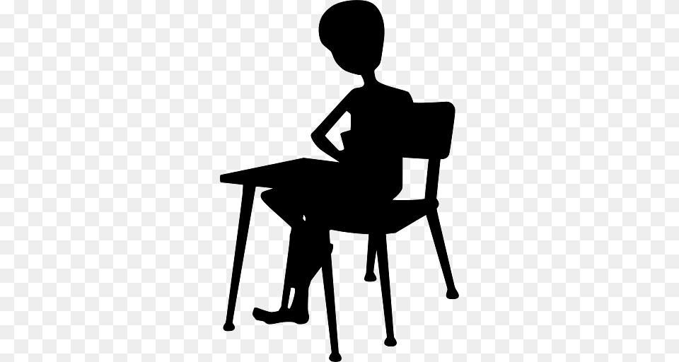 Child Sitting, Person, Silhouette, Boy, Male Free Png