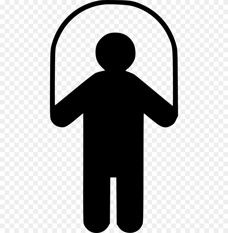 Child Skipping, Silhouette, Stencil, Sign, Symbol Free Png Download