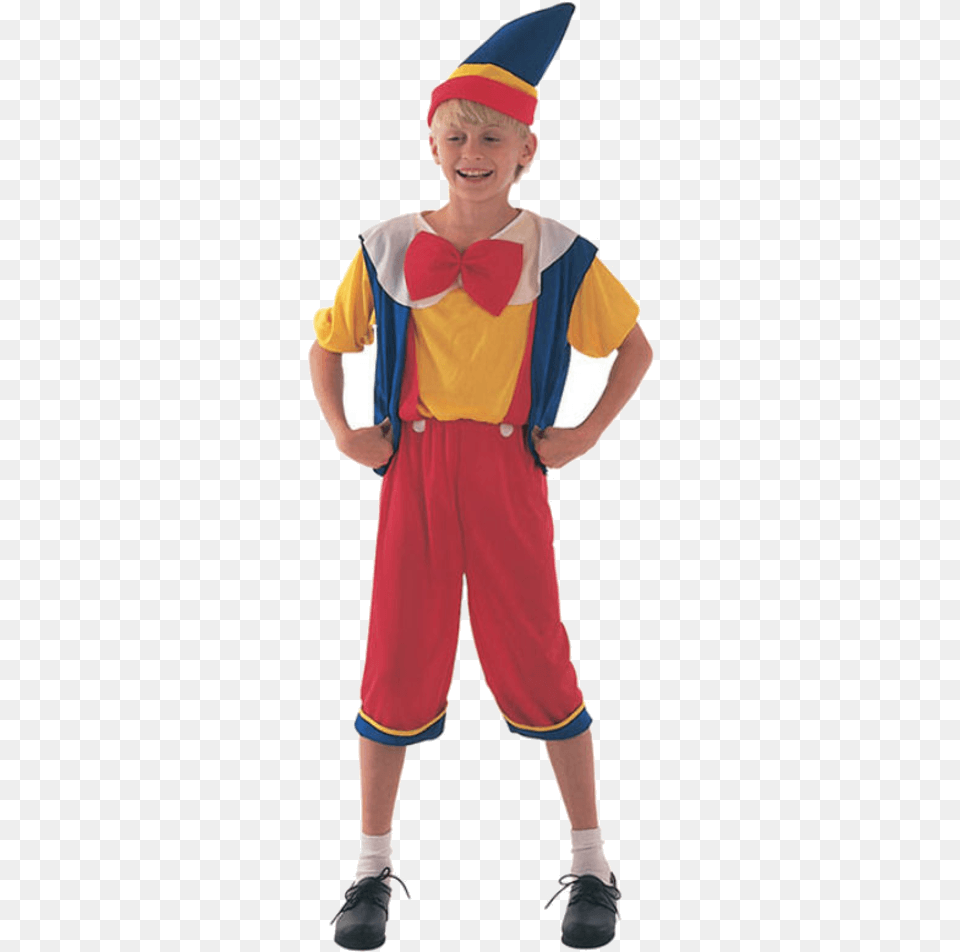 Child Storybook Pinocchio Costume Pinocchio Costume Boy, Clothing, Male, Person, Face Free Transparent Png