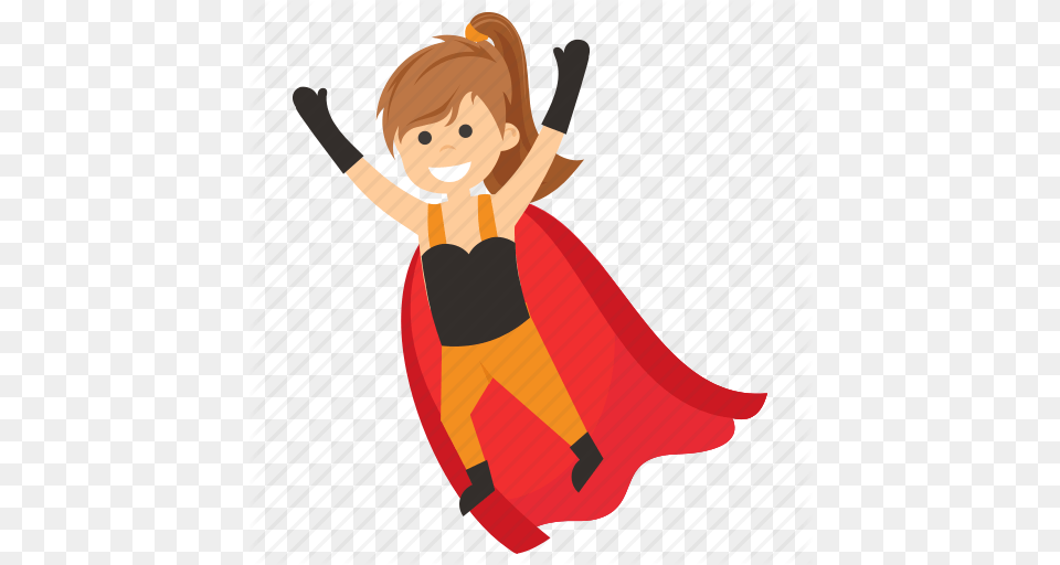 Child Superhero Comic Superhero Scarlet Witch Superhero Cartoon, Dress, Cape, Clothing, Baby Png Image