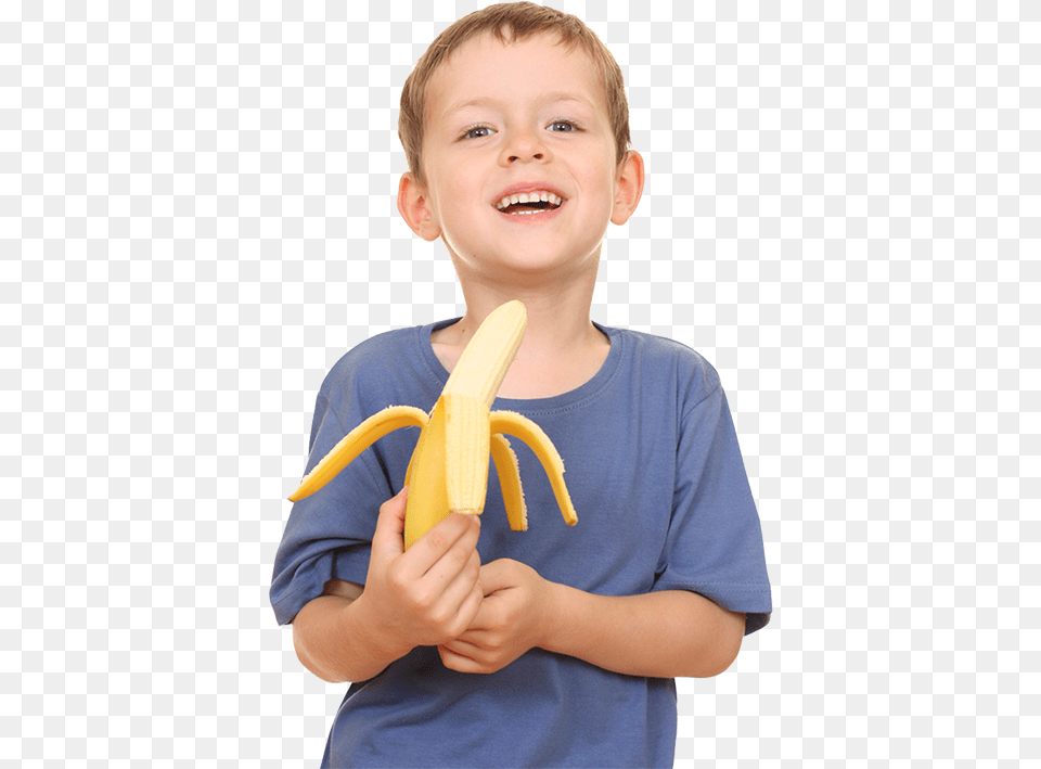 Child Wbanana Stock Photography, Banana, Food, Fruit, Plant Free Png