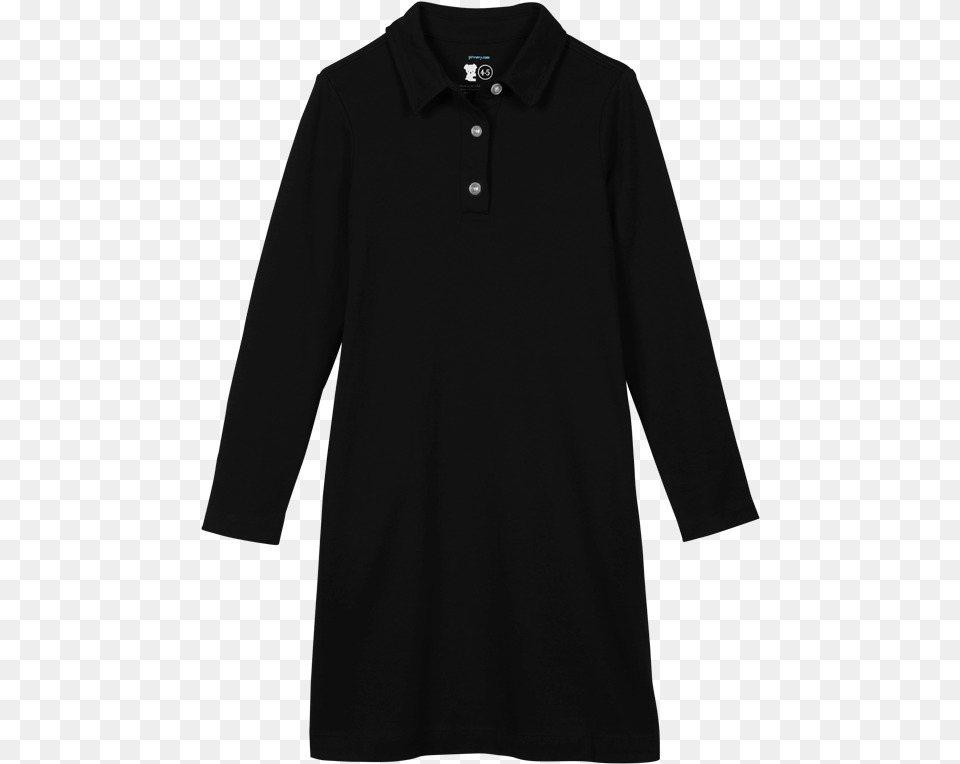 Child Wearing The Clearance Ls Polo Dress In Kids Size Dress, Clothing, Coat, Long Sleeve, Sleeve Free Transparent Png