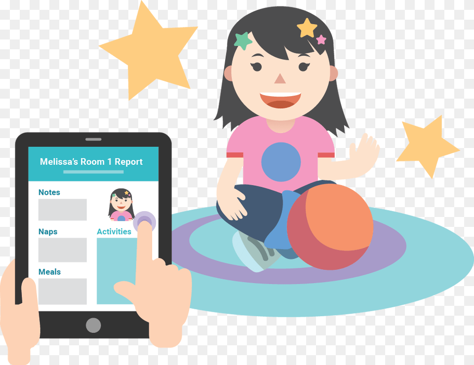 Childcare Management Software, Computer, Electronics, Tablet Computer, Baby Free Transparent Png