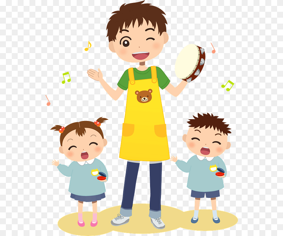 Childcare Worker Children Clipart, Baby, Person, Face, Head Png Image