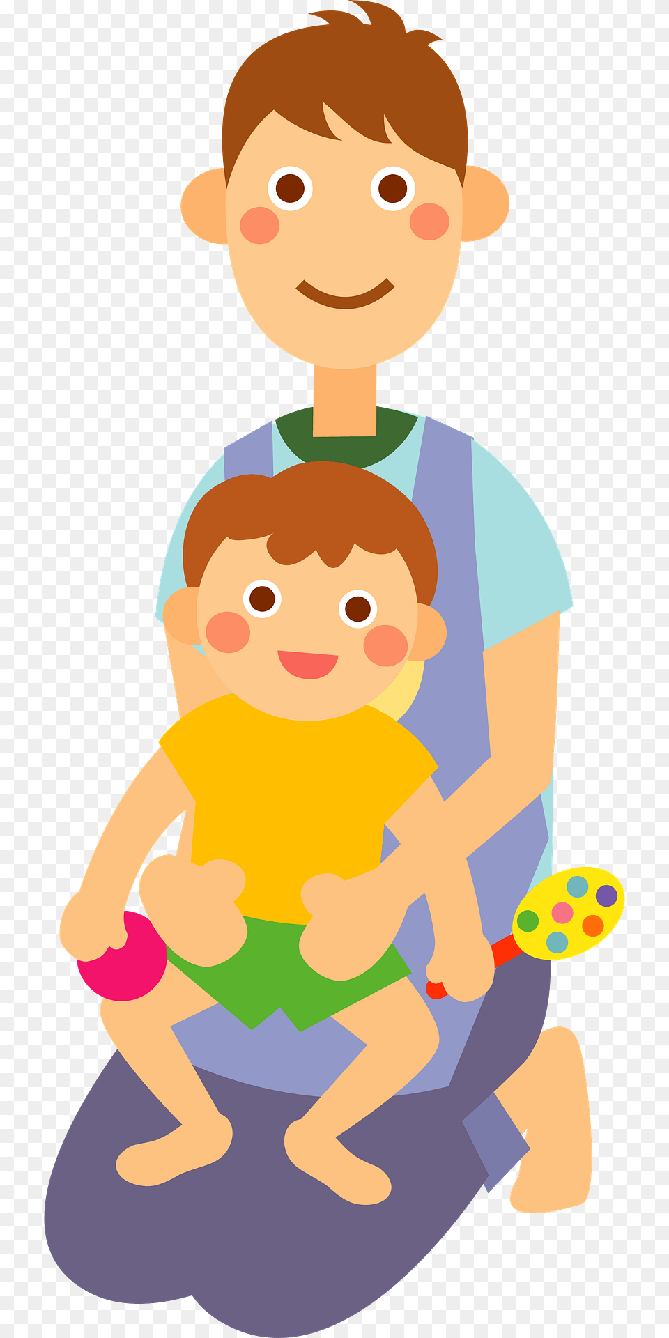 Childcare Worker Man Clipart, Indoors, Baby, Bathroom, Person Free Transparent Png