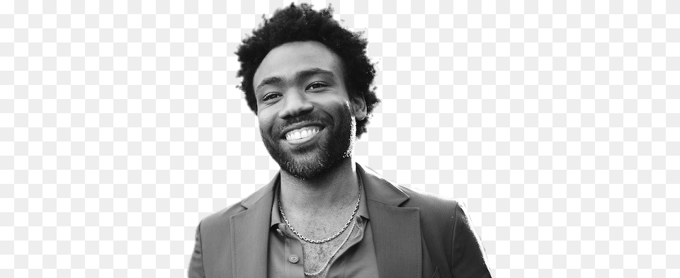 Childish Gambino Black And White, Smile, Portrait, Photography, Person Free Transparent Png