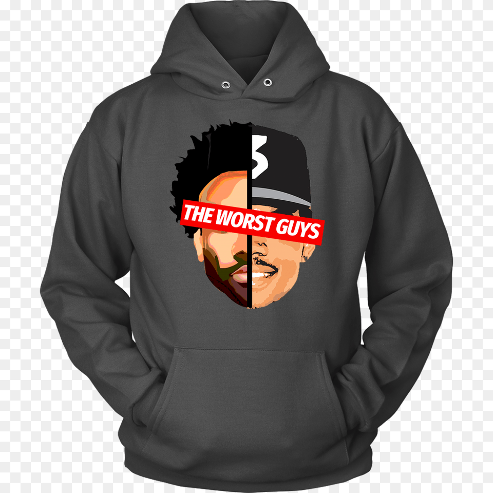 Childish Gambino Chance The Rapper The Worst Guys Hoodie, Clothing, Hood, Knitwear, Sweater Free Transparent Png