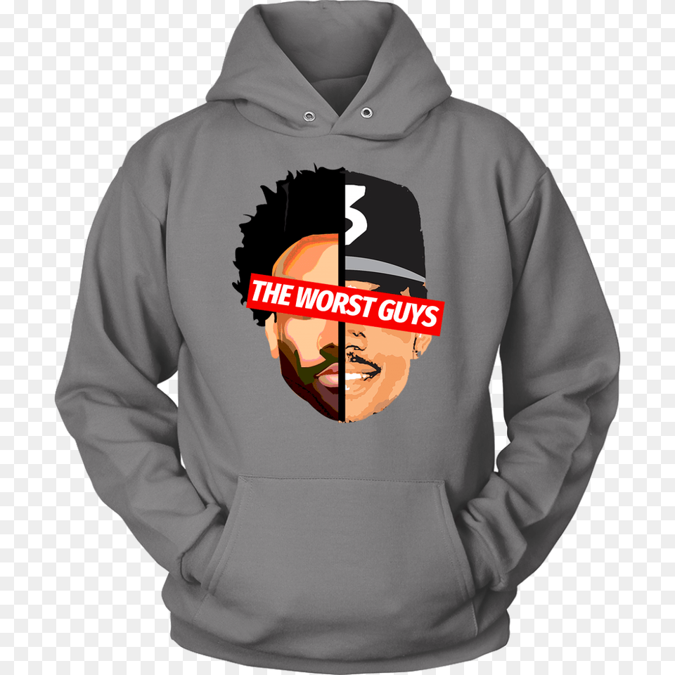 Childish Gambino Chance The Rapper The Worst Guys Hoodie, Sweatshirt, Sweater, Knitwear, Clothing Free Transparent Png