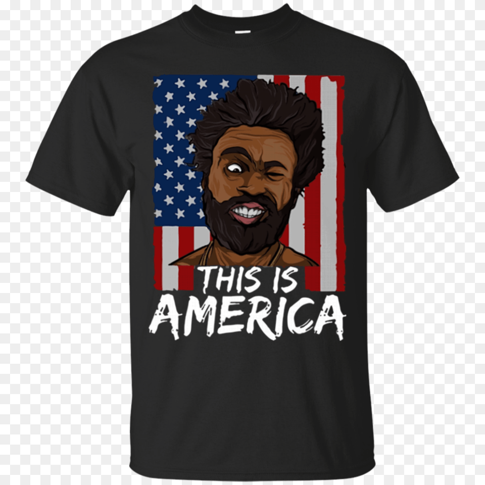 Childish Gambino This Is America Of July Shirt Isonicgeek Store, Clothing, T-shirt, Adult, Male Png Image