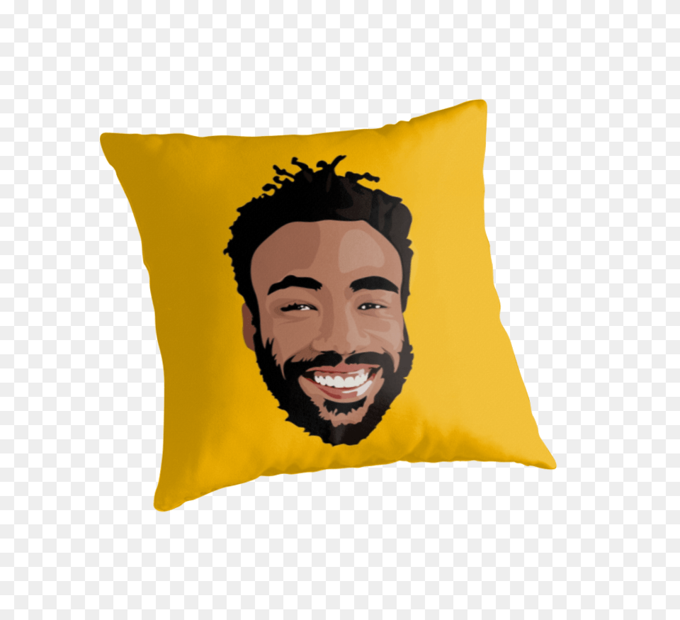 Childish Gambino Throw Pillows, Cushion, Home Decor, Pillow, Face Free Png Download