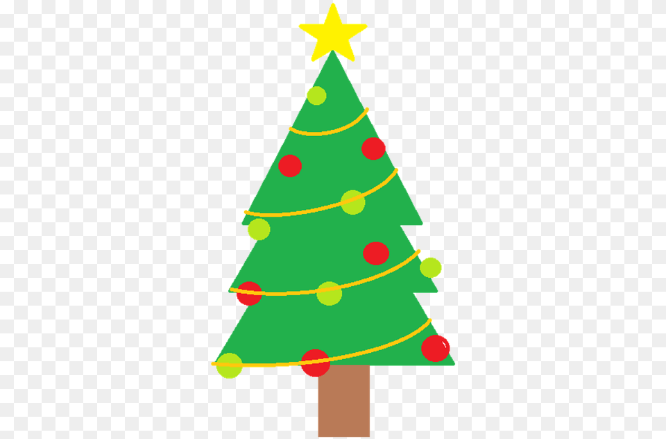 Childlike Christmas Tree Pine Cute Clip Art Christmas Tree, Christmas Decorations, Festival, Symbol, Christmas Tree Free Transparent Png