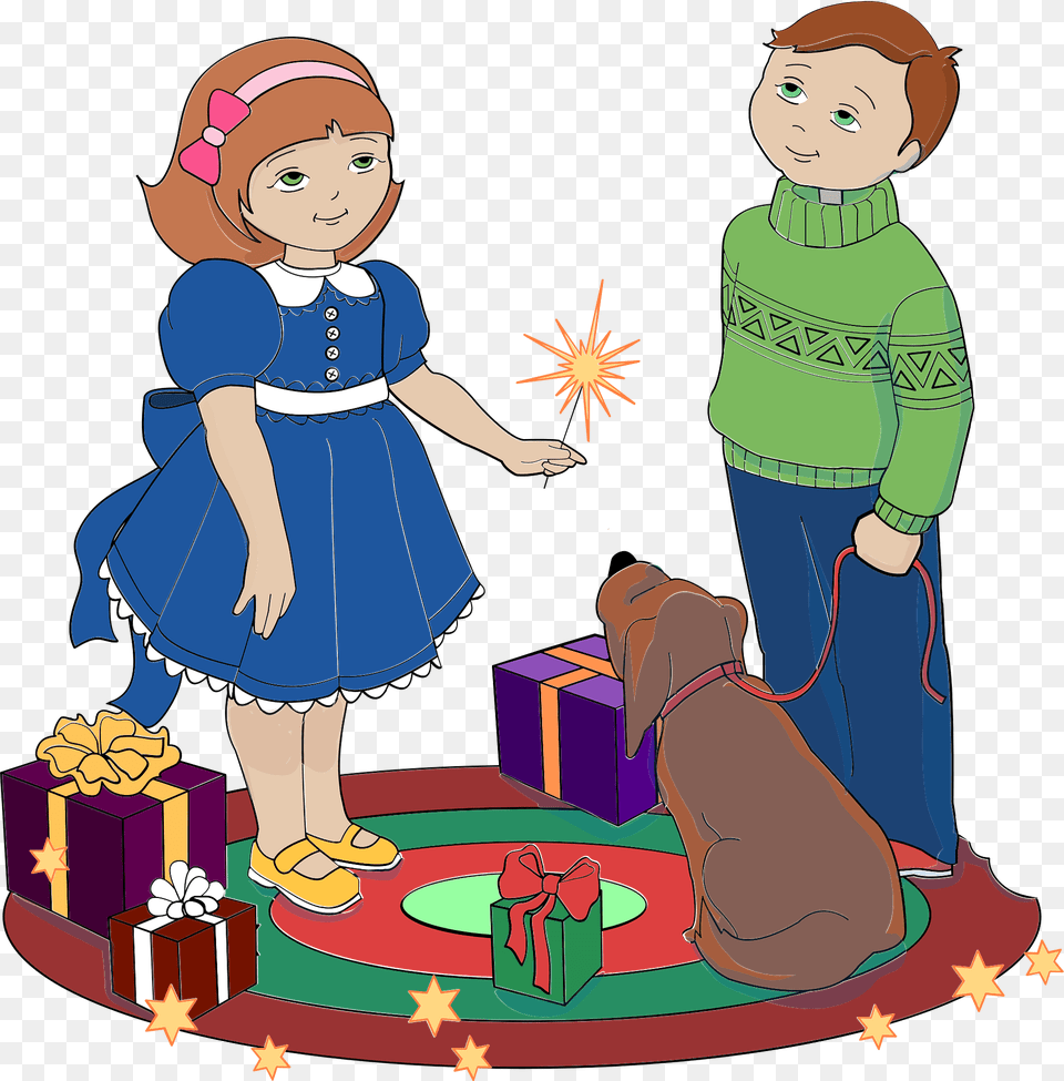 Children Are About To Celebrate Happy New Year Clipart, Baby, Person, Face, Head Png Image