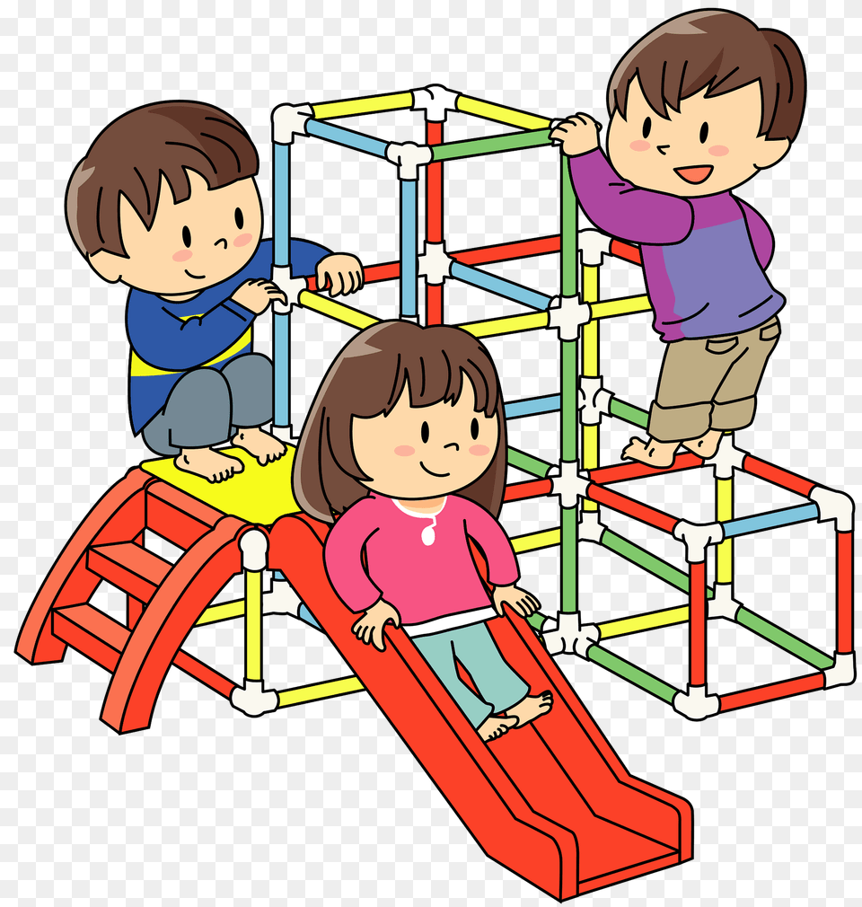 Children Are Playing On The Jungle Gym Clipart, Play Area, Baby, Outdoor Play Area, Outdoors Free Png Download