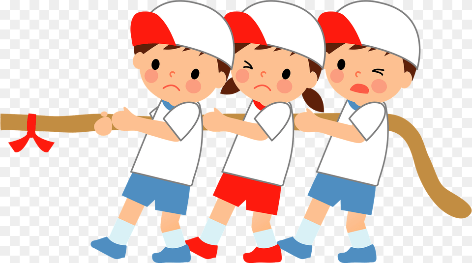 Children Are Playing Tug Of War Clipart, Person, People, Elf, Baby Free Png Download