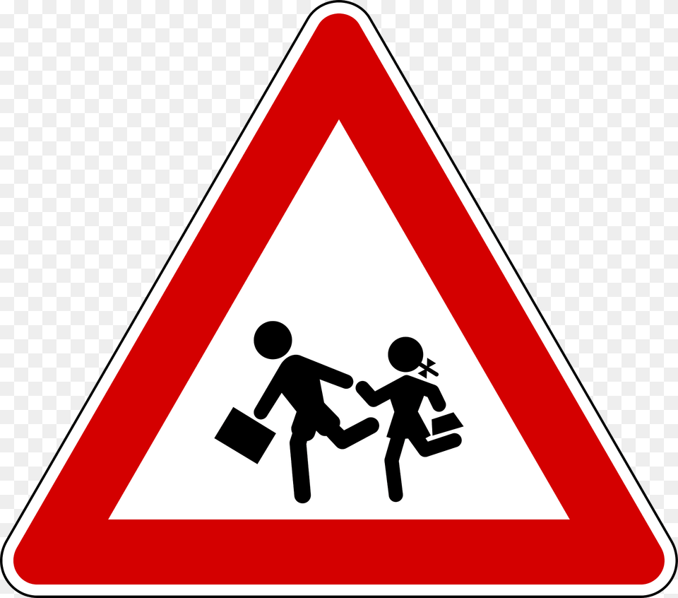 Children Clipart, Sign, Symbol, Road Sign, Person Png Image