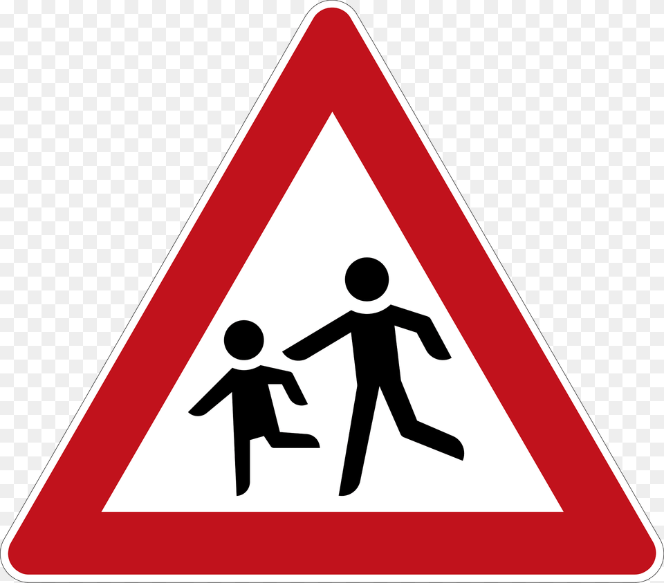 Children Clipart, Sign, Symbol, Road Sign, Person Png Image