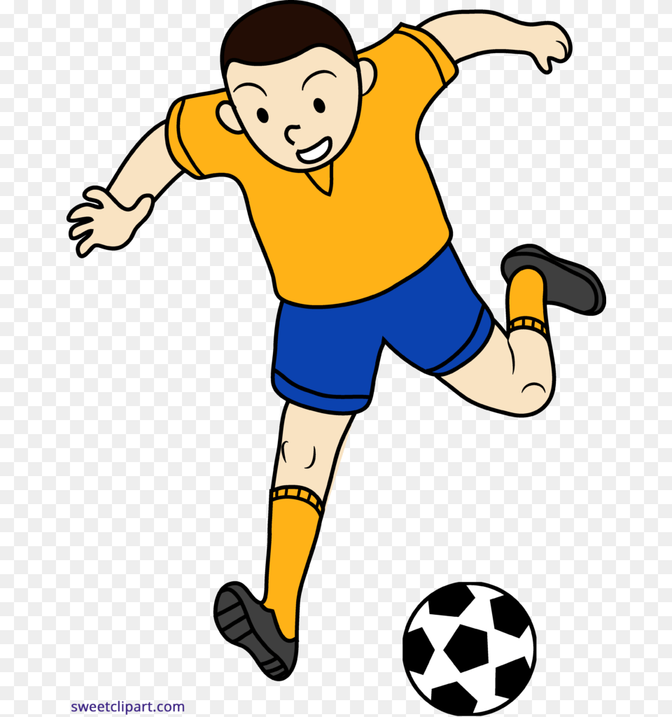 Children Clipart Football Clip Art Play, Baby, Person, Kicking, Face Png Image