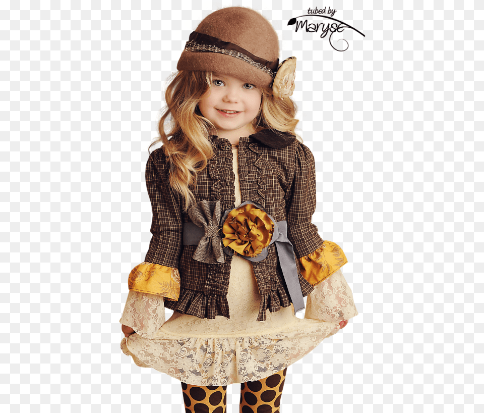 Children Cloth, Clothing, Hat, Girl, Person Png Image