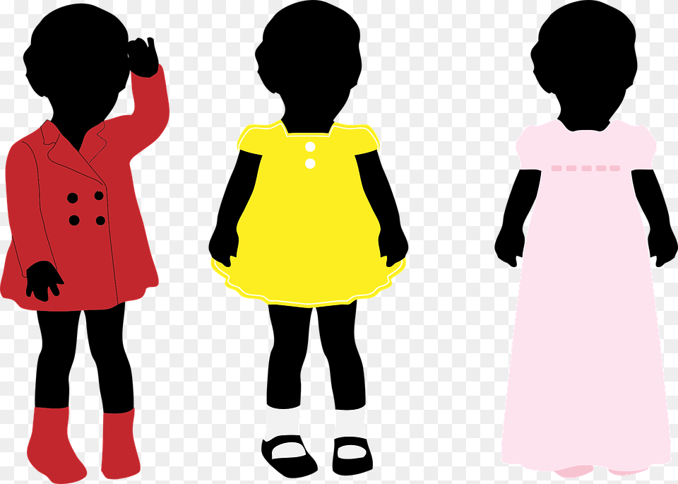 Children Clothing Colorful Dresses Female Girls Kids Clothing Vector, Coat, Dress, Baby, Person Free Png Download