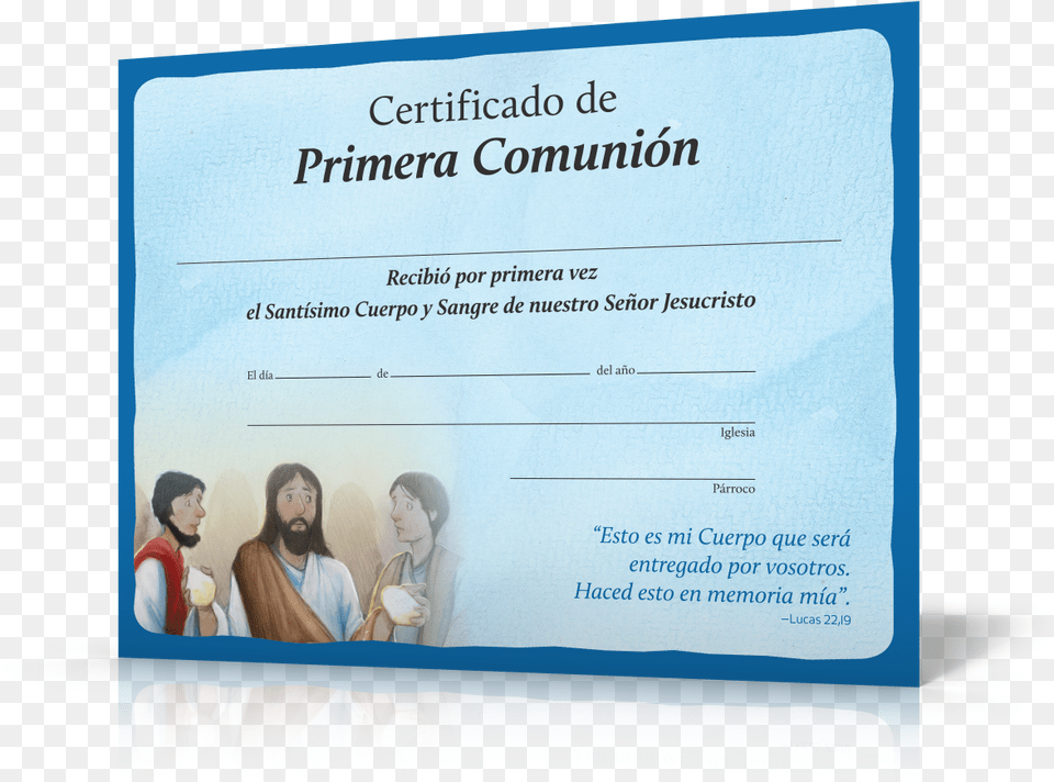 Children Consecration Certificate, Text, Adult, Person, Woman Free Png