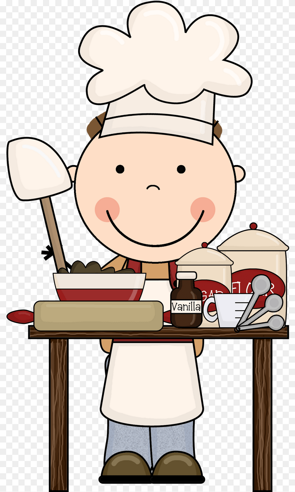 Children Cooking Clipart Transparent Kids Cooking Clipart, Cartoon, Nature, Outdoors, Snow Free Png